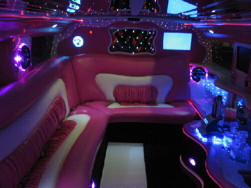 pink hummer limo